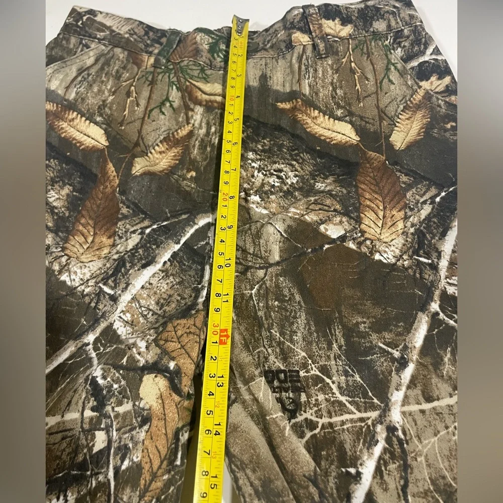 LINCOLN Youth Large Cargo Pants Camo Realtree Edge Hunting Boys Size L.